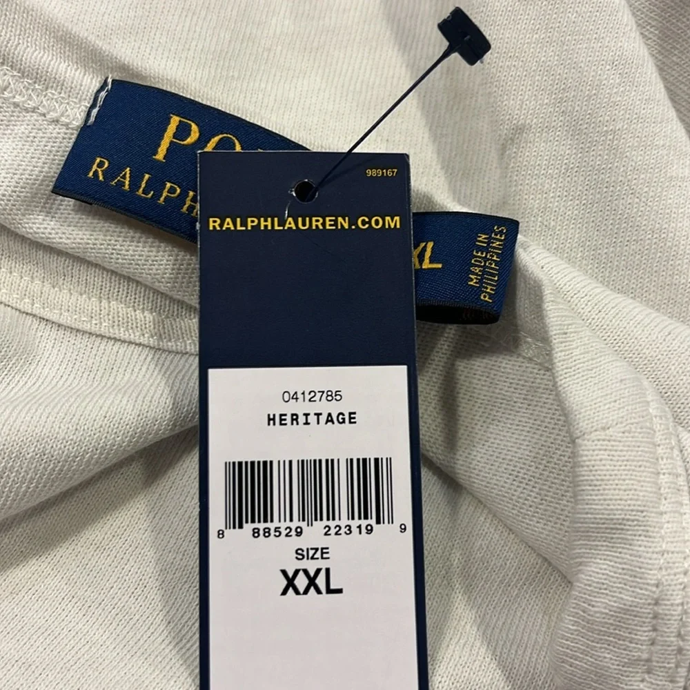 Polo Ralph Lauren Heritage Long Sleeve T Shirt new Mens Size XXL